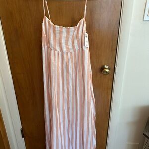 Abercrombie & Fitch Striped Maxi Dress